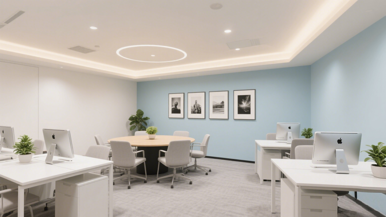 舒緩壓力的中性色調辦公設計:打造高效與寧靜的工作空間