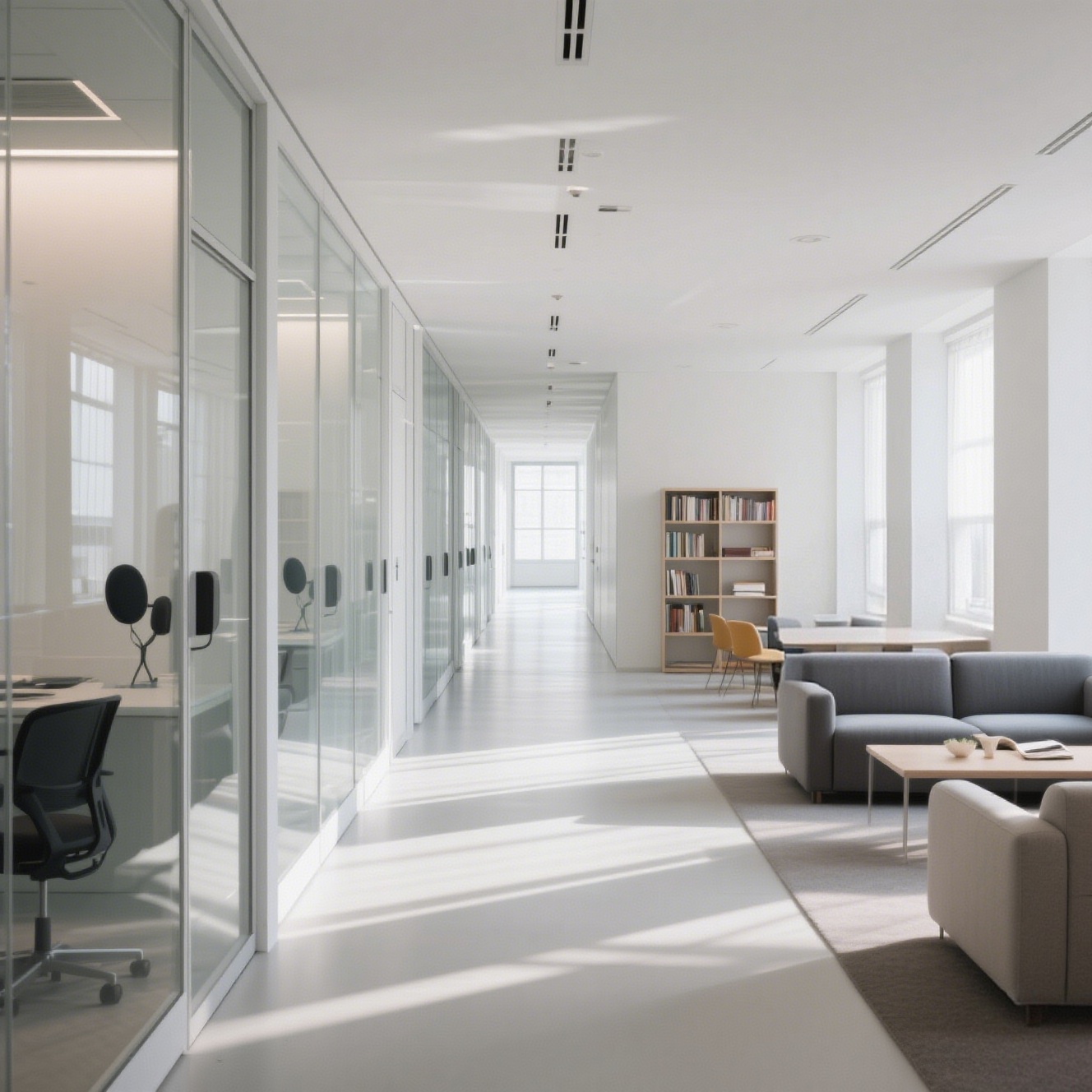 減壓辦公:自然光、靜音艙與休閑區的科學布局